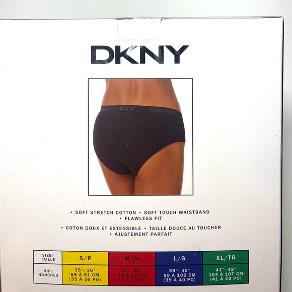 DKNY, Pack of 5, Cotton women’s underwear, Size XL, NWB - Picture 6 of 6